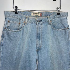 Men’s Relaxed Jeans Light Wash Size 38 100% Cotton